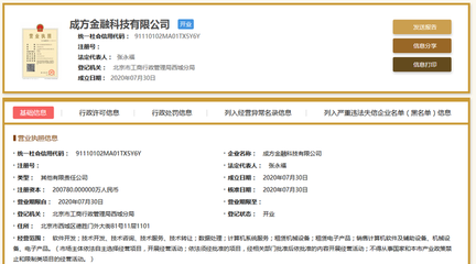 央行征信中心、印鈔造幣總公司等重磅股東加持，成方金融科技成立聚焦技術轉讓與咨詢
